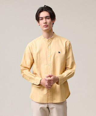 このさりげなさが大人気【IVY COLLECTION】【UNISEX】バックブルオックスガーメントダイ シャツ