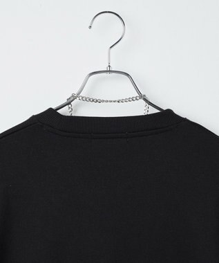 WEGO アクセ付きグラフィックプルオーバー ブラック