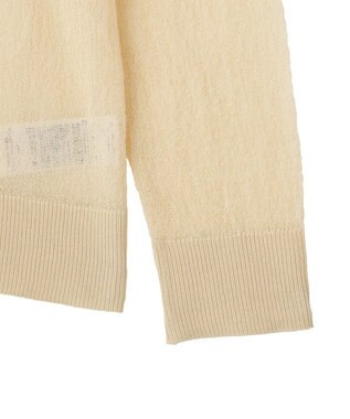 CRAFT STANDARD BOUTIQUE シアージョーゼットニットカーディガン Light Beige