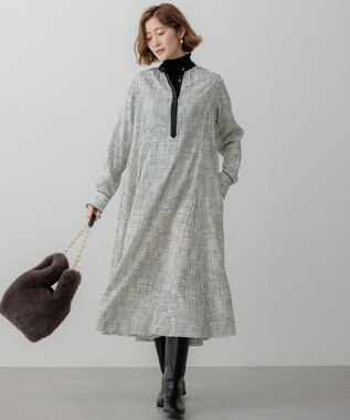 23区 【Oggi1月号/CLASSY.11月号掲載】ウーステッドウール リブタートルネック ニット ブラック系