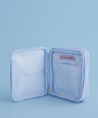 Maison de FLEUR リボンプリントマルチケース Light Blue