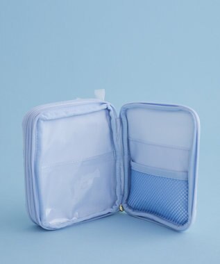 Maison de FLEUR リボンプリントマルチケース Light Blue