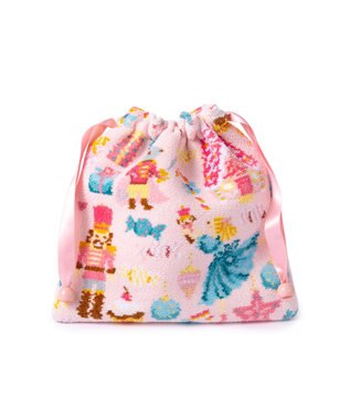 Chacott チャコットナッツクラッカー巾着 ロイヤルピンク