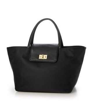 UNBILLION VERYコラボ ペルケ perche / ミニ牛革フラップナイロントートバック