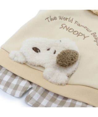 PET PARADISE スヌーピー 脇開きトレーナー 《ベージュ》 小型犬 ベージュ