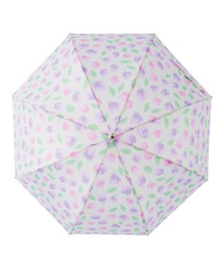 MOONBAT estaa 【耐風】長傘 チューリップフォレスト UV ピンク