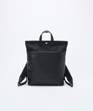 TOPKAPI 【Breath TOPKAPI】LINEA リネア レザーコンビ リュック バックパック　A4 / 軽量 ブラック