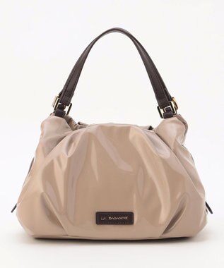LA BAGAGERIE ソフトエナメル2WAYハンドバッグ Sサイズ