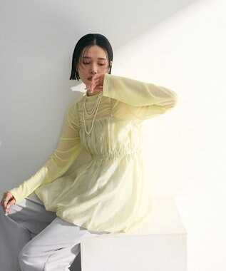 Green Parks バルーンキャミビスチェ Ivory