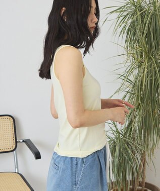 AMERICAN HOLIC 吸放湿スクエアネックタンクトップ Light Yellow