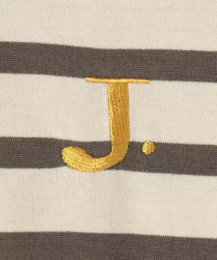 J.PRESS KIDS 【140-170cm】J.半袖ボーダーＴシャツ カーキ系1