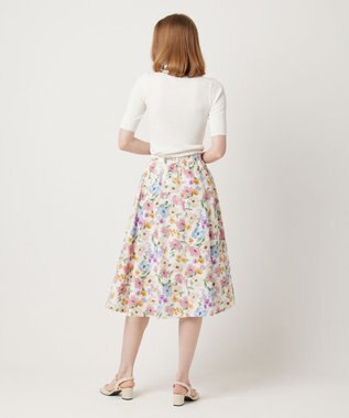 TOCCA 【大人百花掲載】【消臭・洗える！】BOTANOCAL GARDEN PARTY スカート ホワイト系5