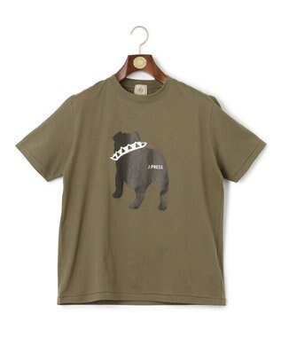 J.PRESS MEN 【UNISEX】バックブルTシャツ カーキ系