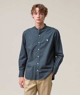 このさりげなさが大人気【IVY COLLECTION】【UNISEX】バックブルオックスガーメントダイ シャツ