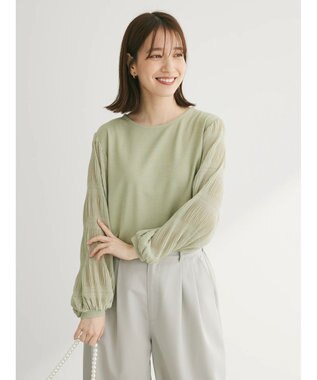 Green Parks マジョリカスリーブカットプルオーバー Mint