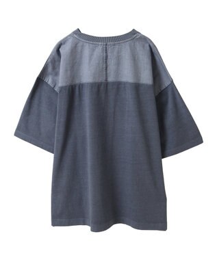 AMERICAN HOLIC ピグメント加工フットボールＴシャツ Navy