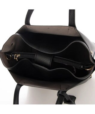 UNBILLION カシュカシュ cachechche / セパレートカラーパーテーショントート ブラック