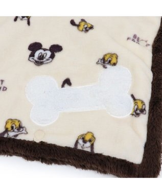 PET PARADISE ディズニー プルート 着る毛布 中型犬 ホワイト×ブラウン