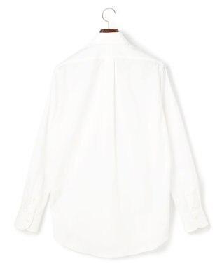 J.PRESS MEN 【PREMIUM PLEATS / 形態安定】ピンオックス ドレスシャツ / ワイド ホワイト系