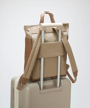 TOPKAPI 【Breath TOPKAPI】LINEA リネア レザーコンビ リュック バックパック　A4 / 軽量 ブラウン