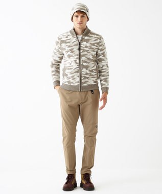 JOSEPH ABBOUD MOUNTAIN 【UNISEX】ラムウール×モールカモフラージュ ニットキャップ アイボリー系7