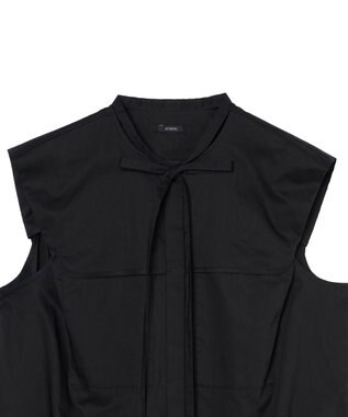 JOSEPH 【WEB&OUTLET限定・洗える】ライトポプリン　ブラウス Black