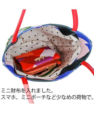 tsumori chisato CARRY くもネコチェック ハンドバッグ ミニバッグ グリーン