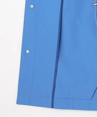 J.PRESS LADIES L 【2way】ドライツイルストレッチ フーデット アウター ブルー系