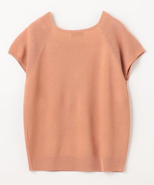 ANY 【洗濯機可能/アンチピリング/UVケア】アクリルガータースクエアニット オレンジ