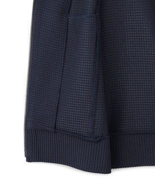 JOSEPH HOMME 新色追加【オリジナル素材/シワになりにくい】ライトタックジャージー ジップアップパーカー ネイビー系