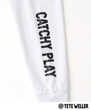 PW CIRCULUS 【UNISEX】【コラボアイテム】Yeyeコラボ ロングスリーブモックネックT ゴルフ ホワイト系