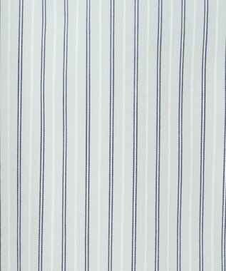 J.PRESS LADIES 【洗える】BEZ VEGA ストライプ フリルネック ブラウス スカイブルー系1