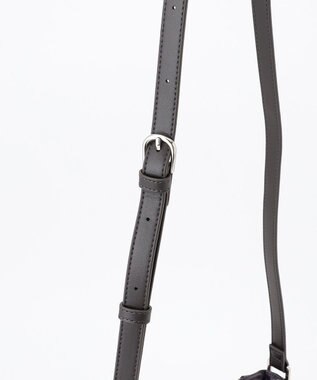 LA BAGAGERIE コーティングキャンバス ミニショルダーバッグ パープル