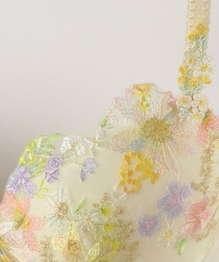 Wing ブラジャー Wing Lesiage サイドすっきり しっかりフィット 【2850シリーズ】 パッド有 ブラ PB2850 ウイング／ワコール クリーム