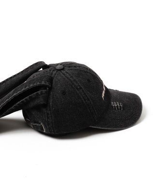 WEGO うさ耳デニムキャップ ブラックその他