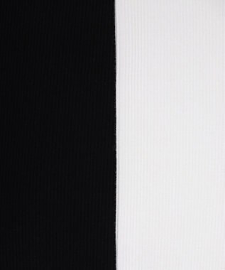 LENO TANK TOP　テレコタンクトップカットソー BLACK