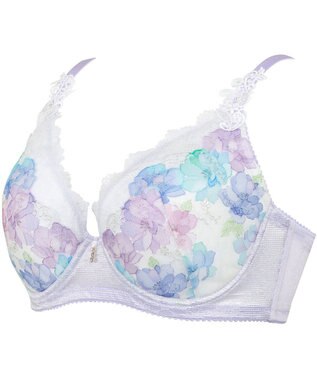 WACOAL ルジェ ブラジャー フルカップブラ 自然なまるみ コンパクトにメイク ボリュームを逃がして、ほっそり レディース BCA342 /ワコール パープル