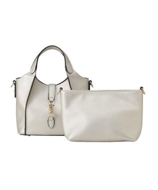 YECCA VECCA 4wayミニバッグ Silver