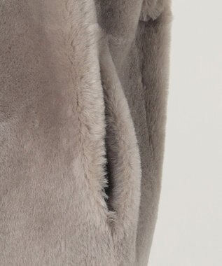 23区 L 【R(アール)】ムートンコート ベージュ系