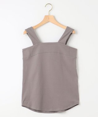 組曲 S ストレッチ スクエアタンク ブラウン系