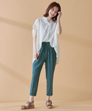 ANY 【洗濯機可】バックプリーツブラウス オフ