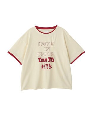 AMERICAN HOLIC 【TOY STORY】リメイク風グラフィックTシャツ Ivory