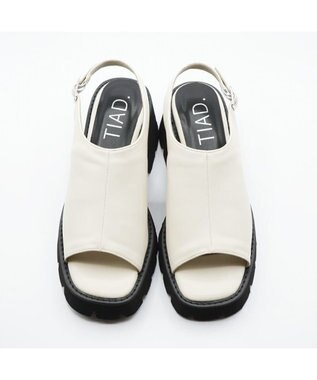 APOM プラットフォームカバーサンダル アイボリー