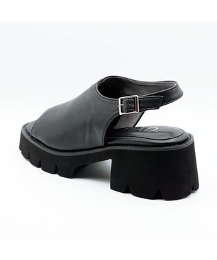 APOM プラットフォームカバーサンダル ブラック