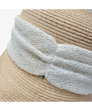 林八百吉商店 un chapeau　ブレードハット ホワイト