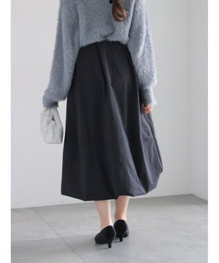 Te chichi ピーチタフタバルーンスカート ブラック