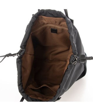 UNBILLION kakatoo ナイロンドローストリング3wayトートバッグ ブラックアイボリー