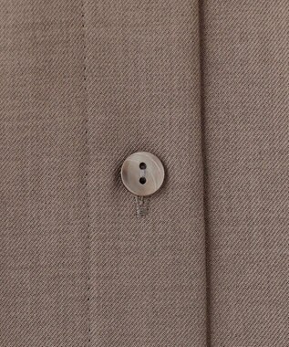 J.PRESS YORK STREET 【WOMEN】バックプリーツ ブラウス ブラウン系