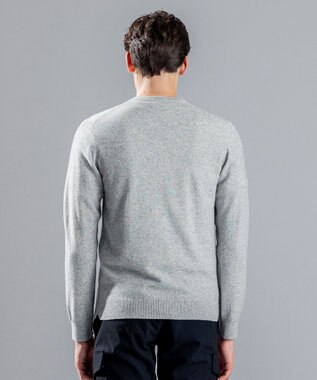 JOSEPH HOMME ピュアカシミヤ　Vネックニット ライトグレー系