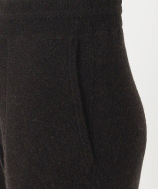 23区 S 【R(アール)】カシミヤブレンド ニットパンツ ダークブラウン系